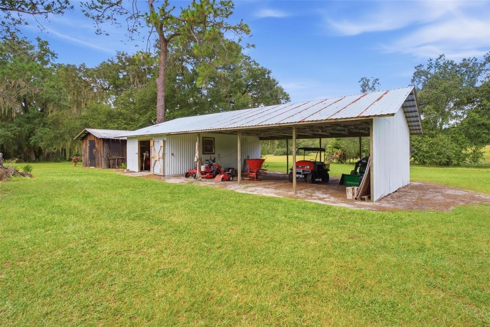 Shed Row Barn could convert easily to Horse Stalls