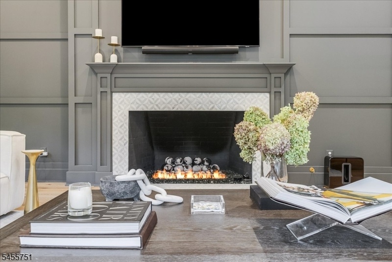 Oversized Gas Fireplace