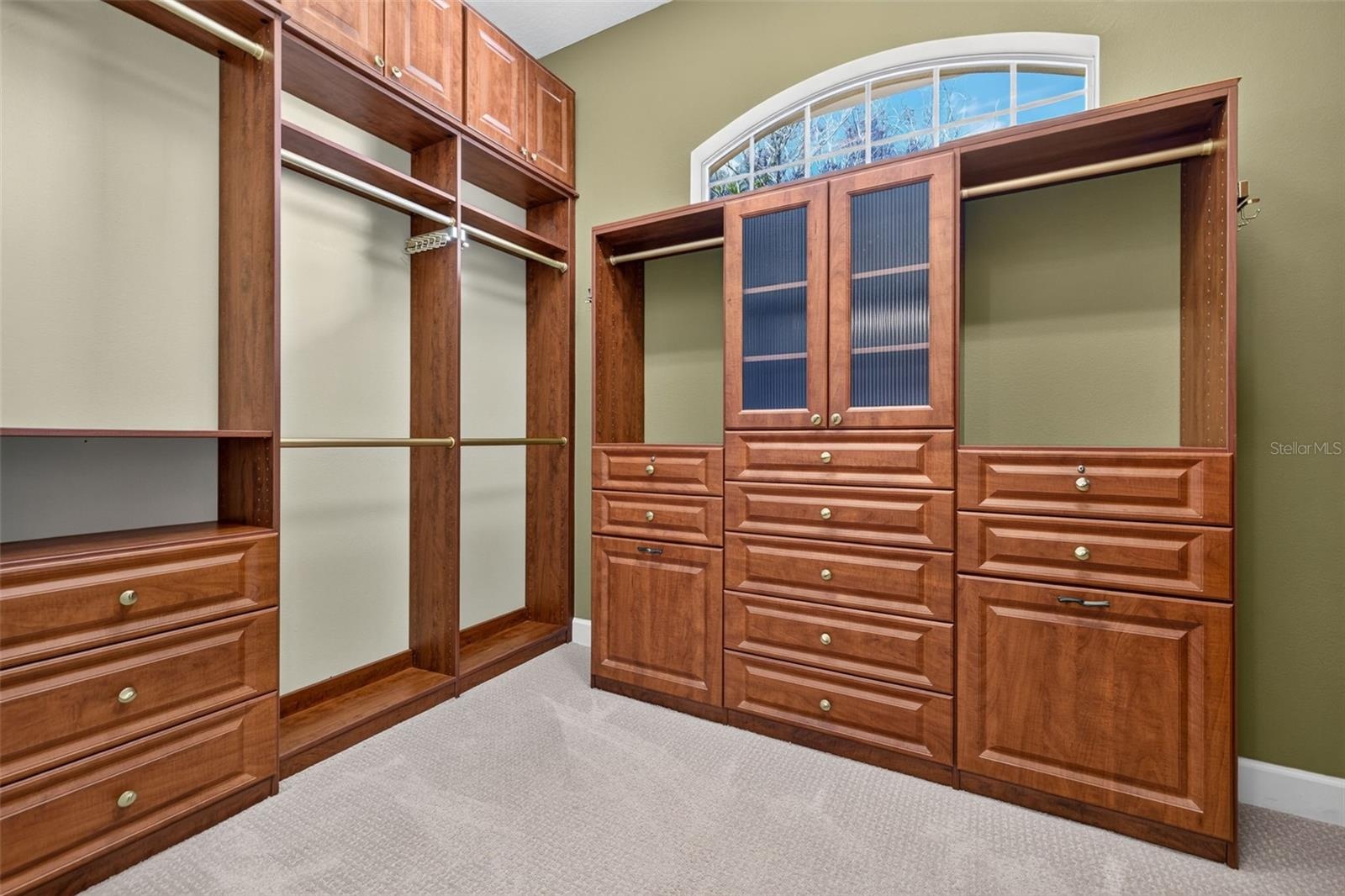 Custom walk in closet