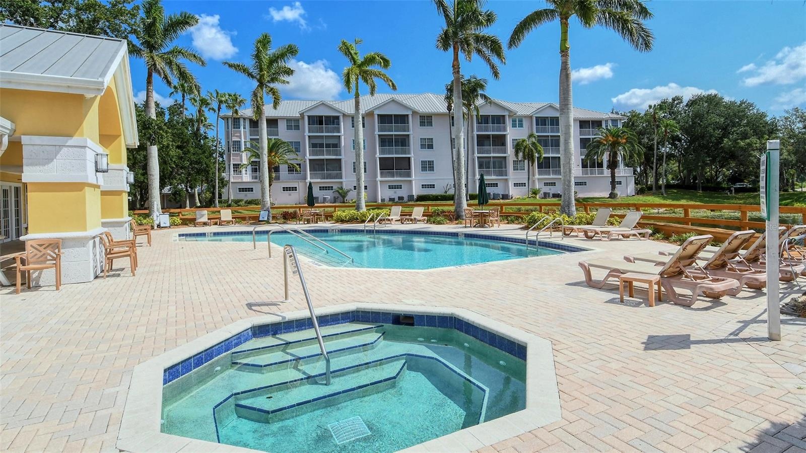 Heated pool and spa
