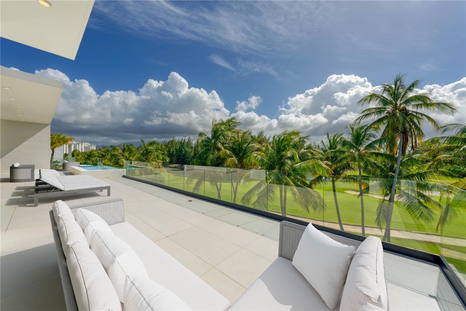 Terrace - This image has been virtually staged and does not reflect the current state of the property.