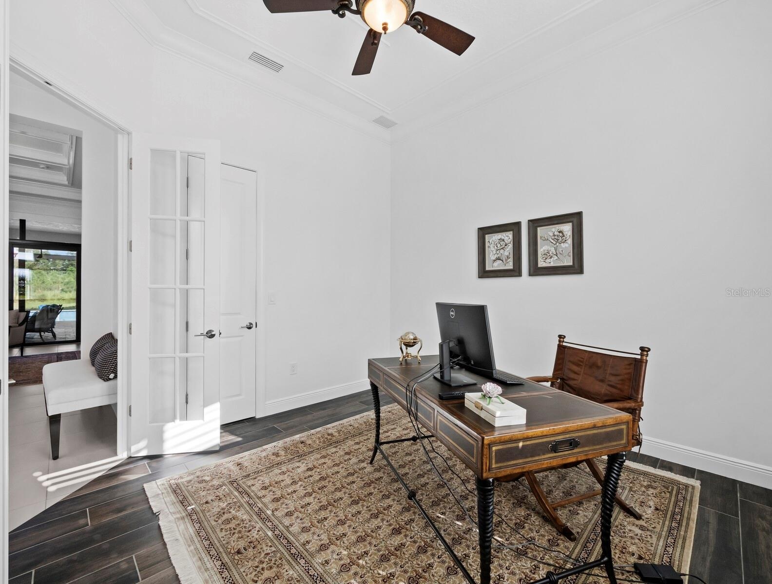 Study with a Closet could serve as an extra Bedroom