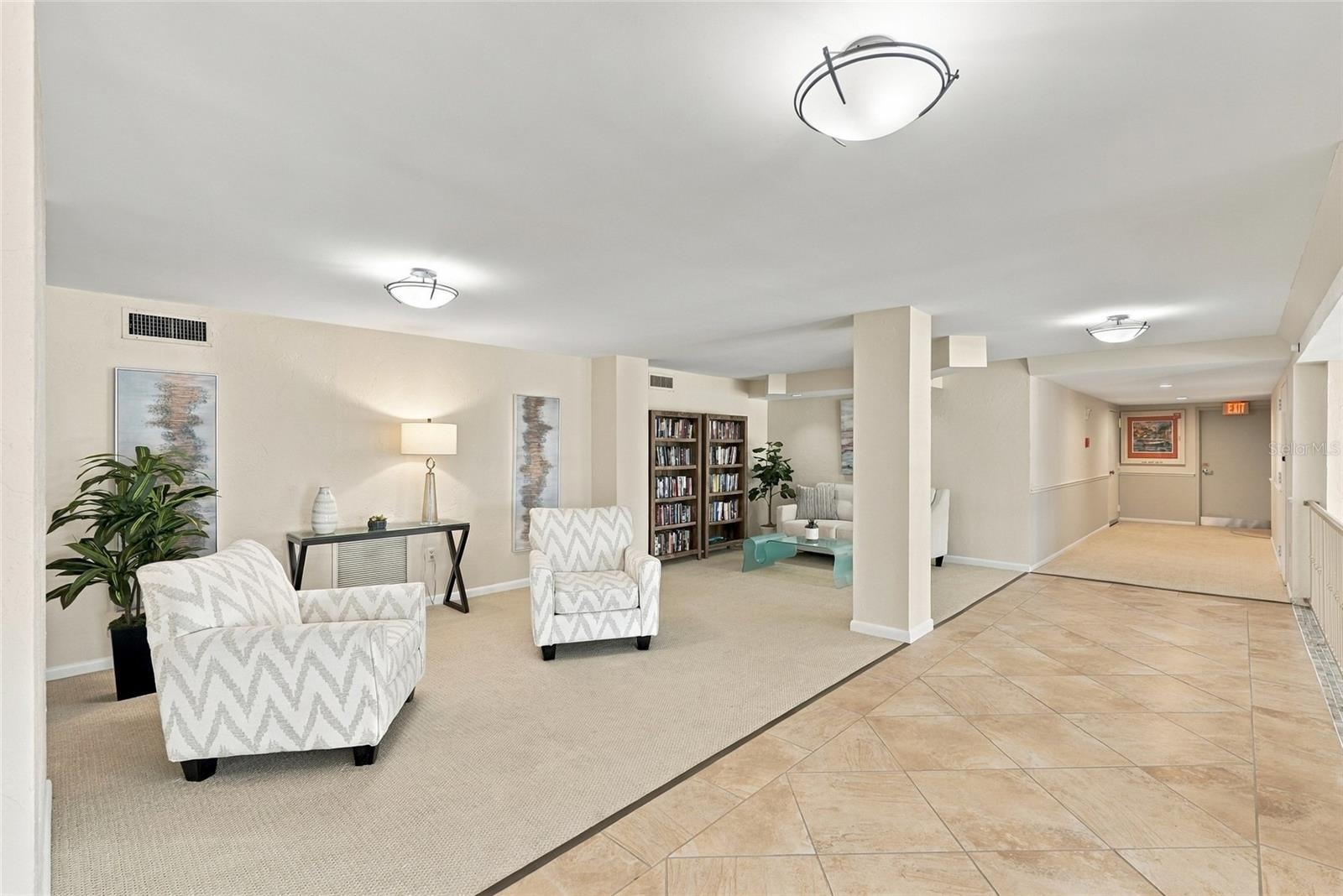 Lobby library