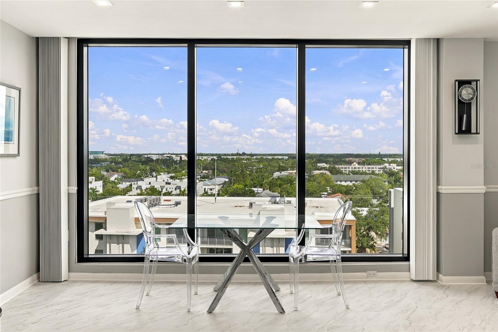 Room views from floor to ceiling