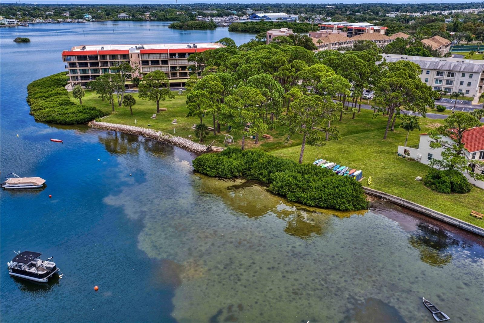 Private waterfront park with grills, picnic tables and a kayak launch!