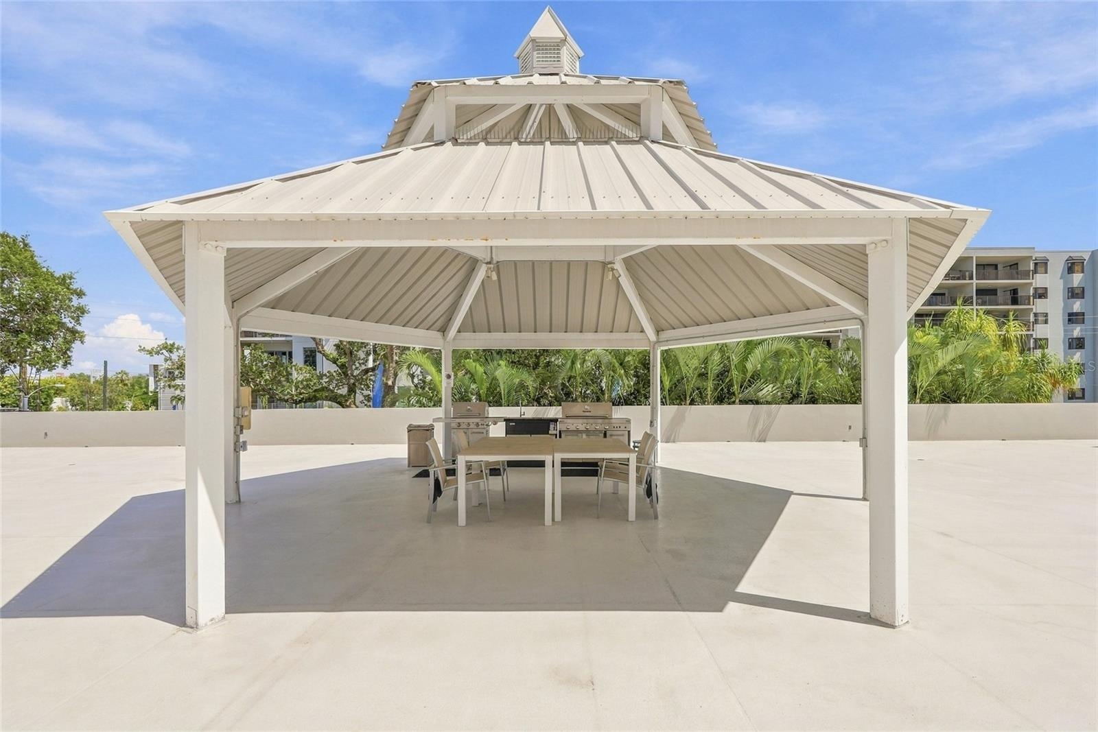 Gazebo with Outdoor Kitchen