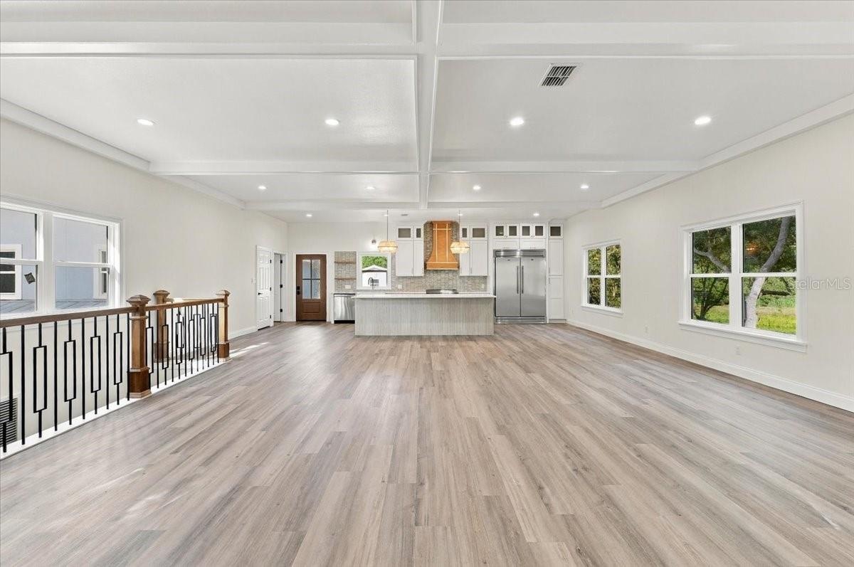 Living Area to kitchen
