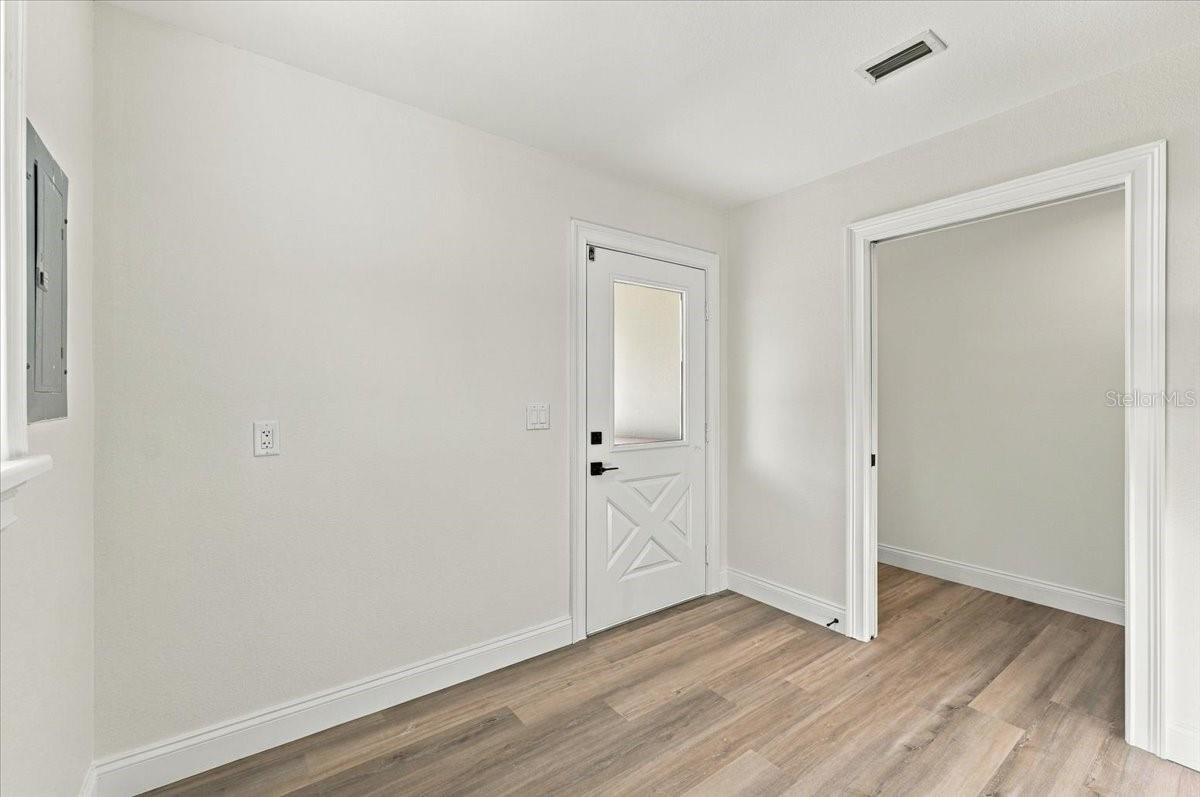 Laundry area