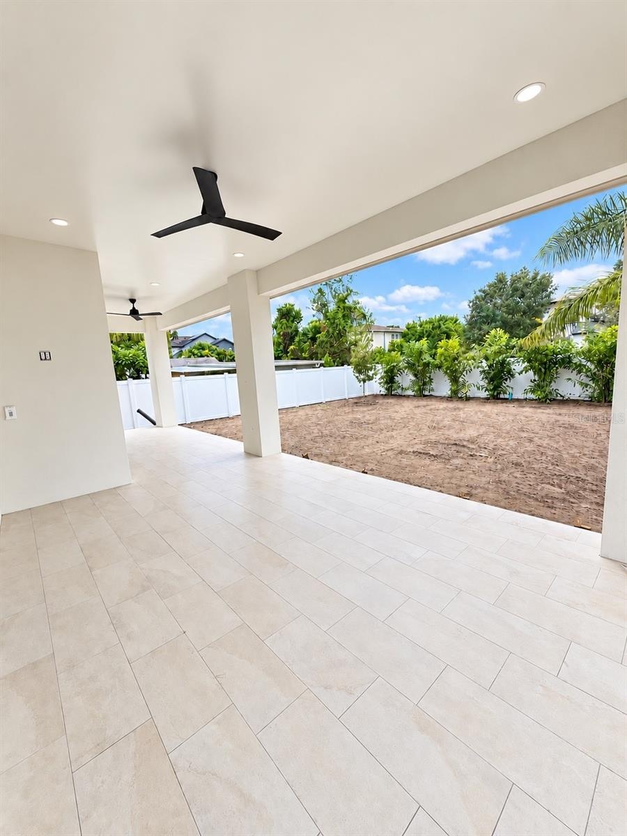 Back patio
