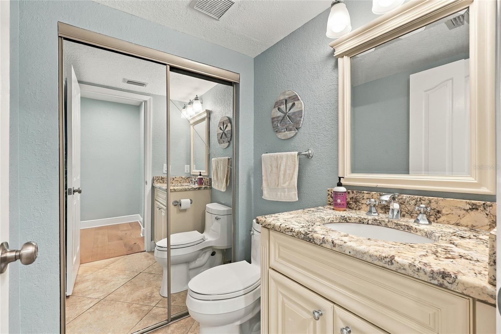 1st floor guest 1/2 bath.