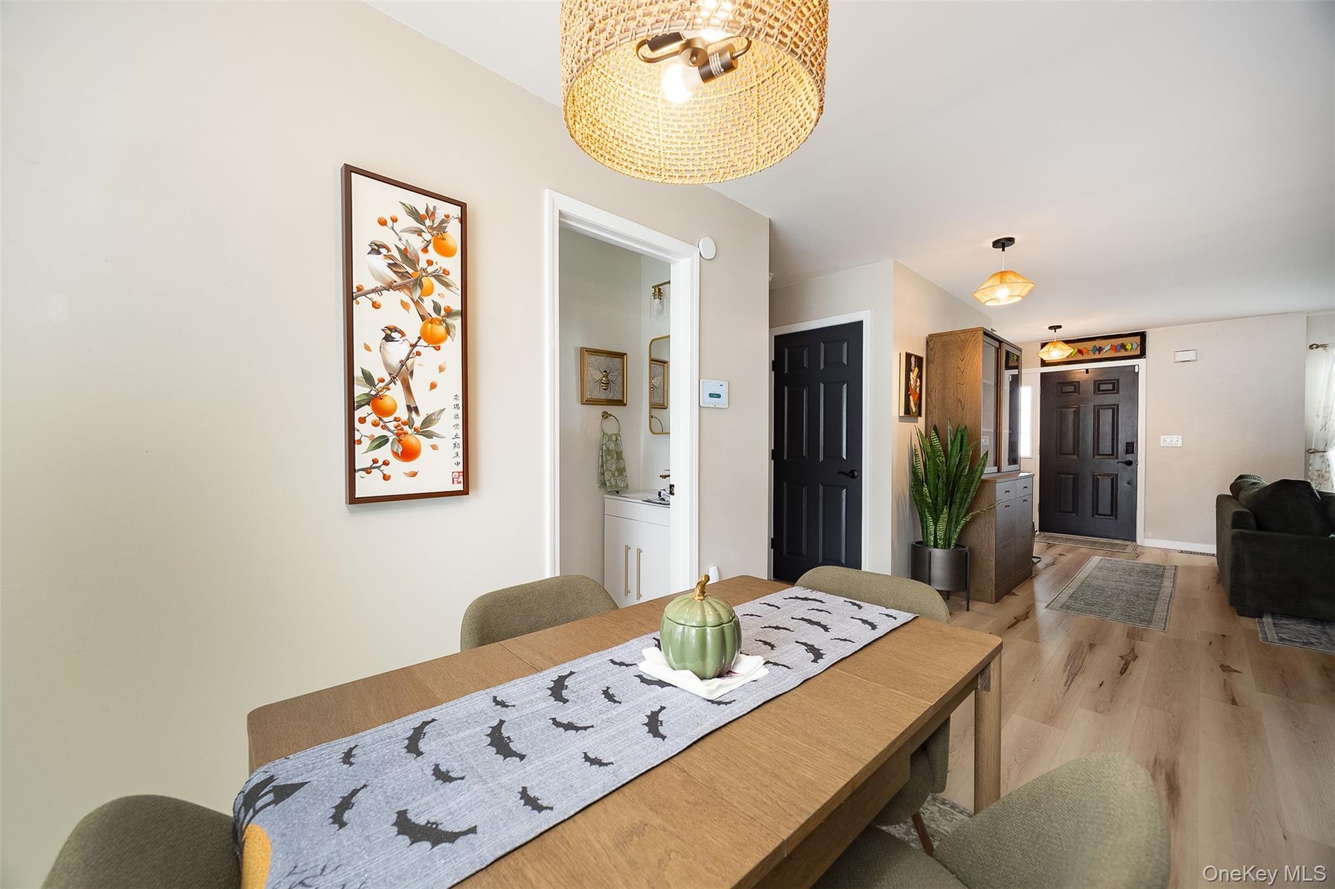 Vinyl Plank flooring throughout, light-toned walls