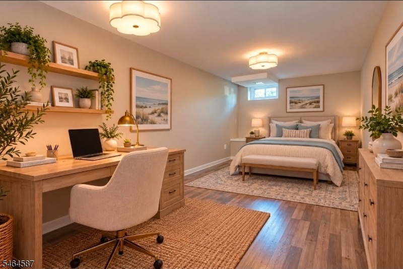 Virtually Staged Office/Bed