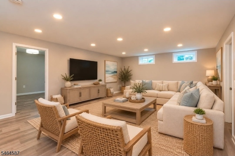 Virtually Staged Family Room