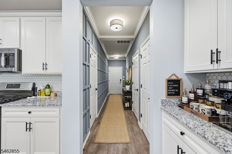 Hallway to garage