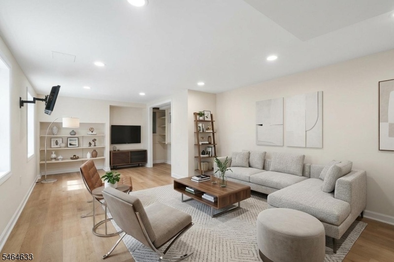 Virtual staged basement