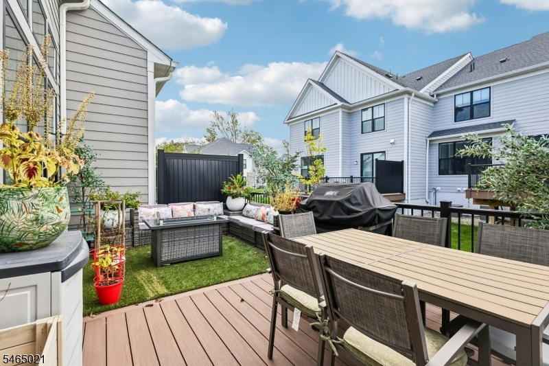 Back deck off first floor