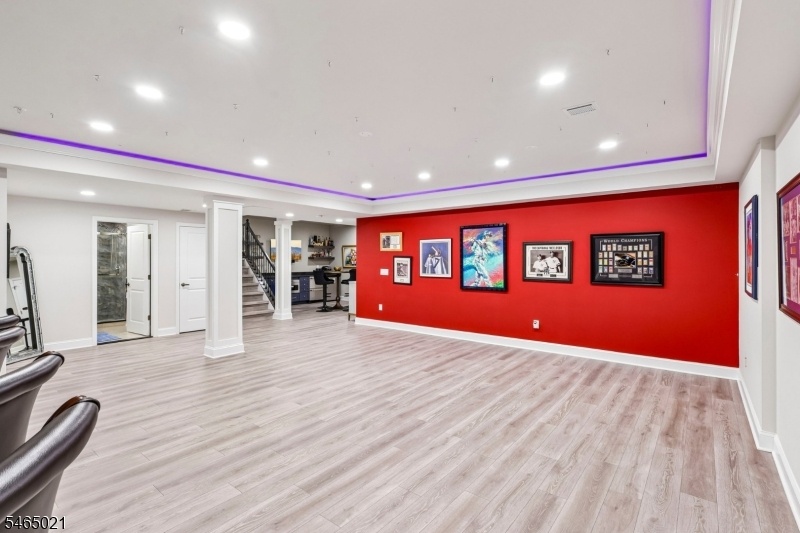 Lower level recreation area