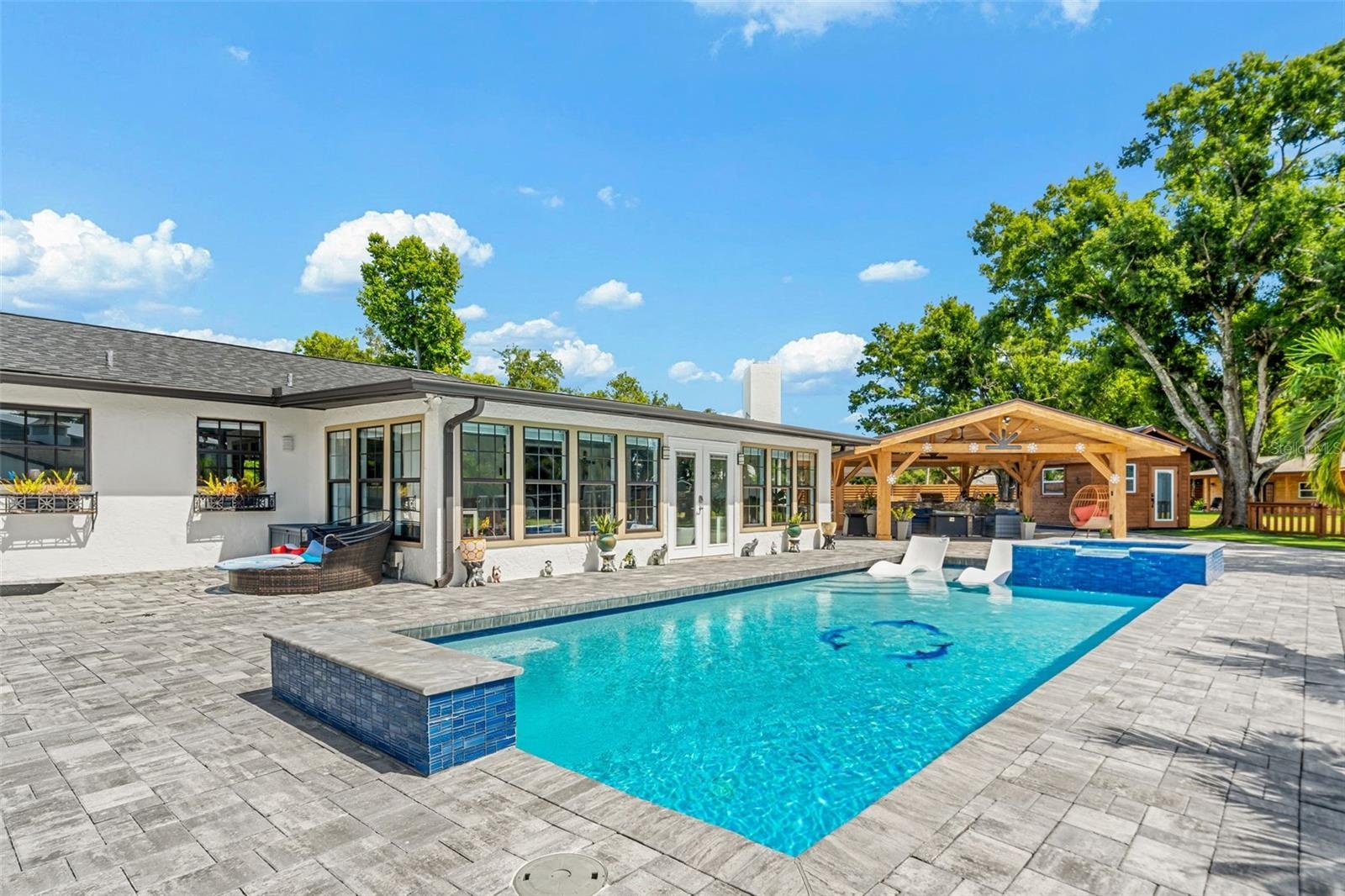 LARGE PAVERS POOL DECK