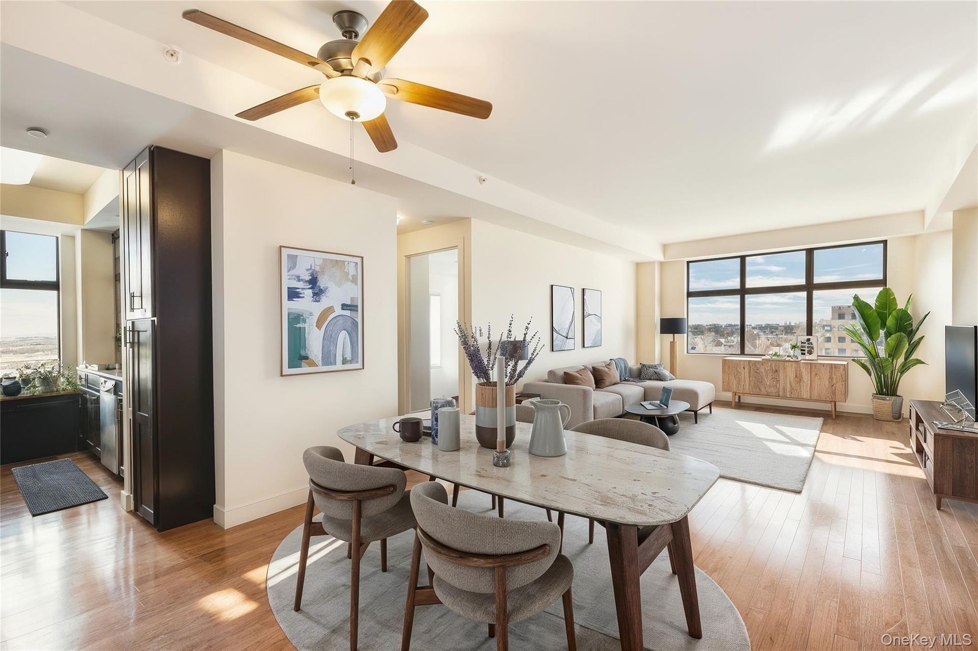 Virtually Staged Living Room
