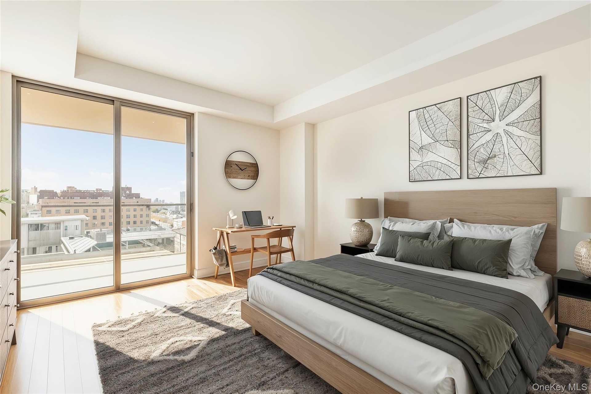 Virtually Staged Primary Bedroom