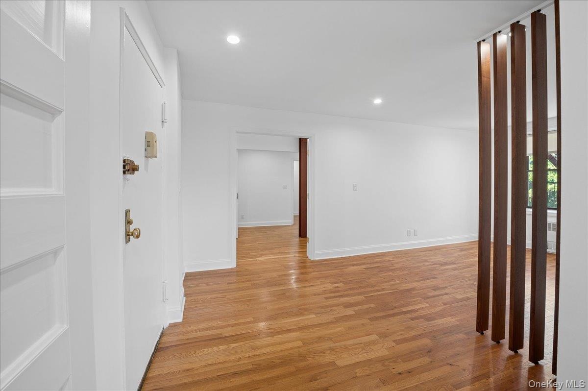 Entry hall with closet