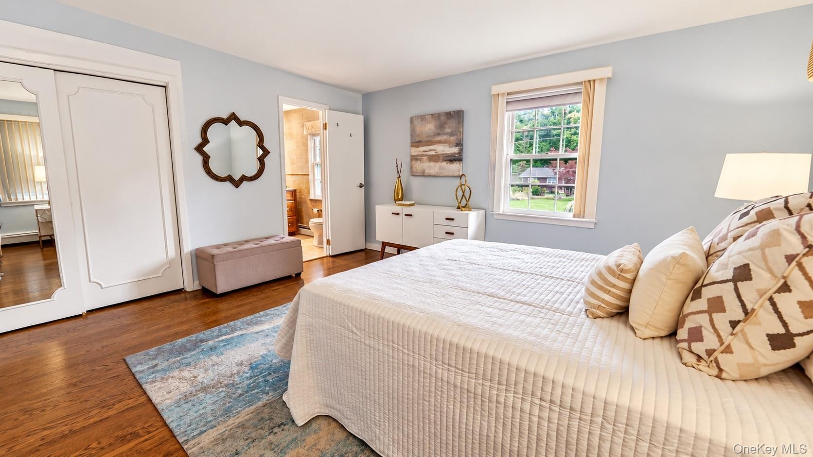 Primary bedroom with plenty of room to make your own!