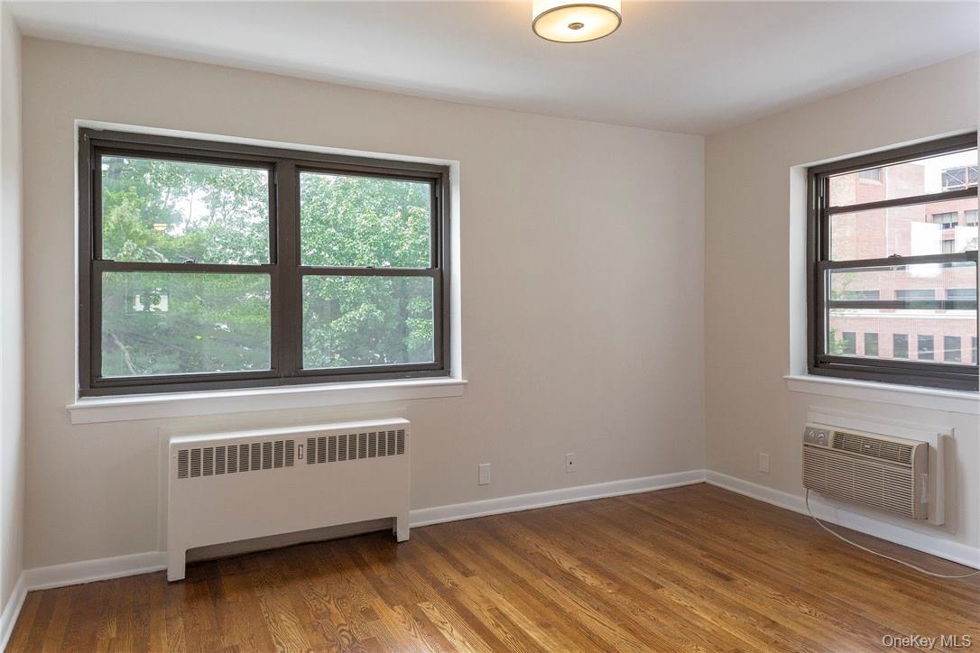 Bedroom #2 is a corner and has a double closet
