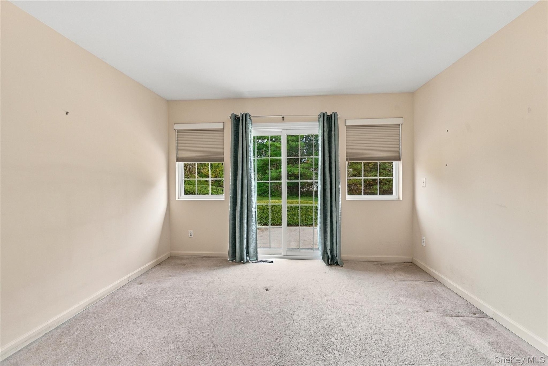 Bedroom/Den with sliders to Patio
