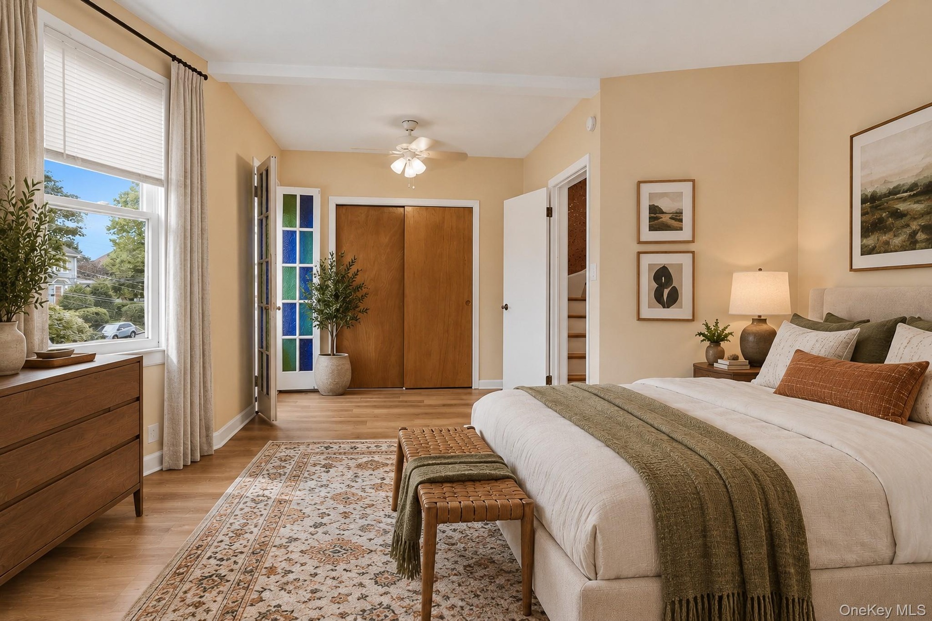 Virtually Staged bedroom