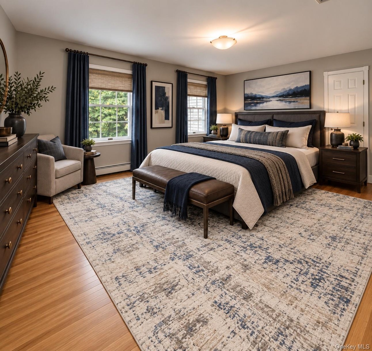 Digitally Staged Bedroom