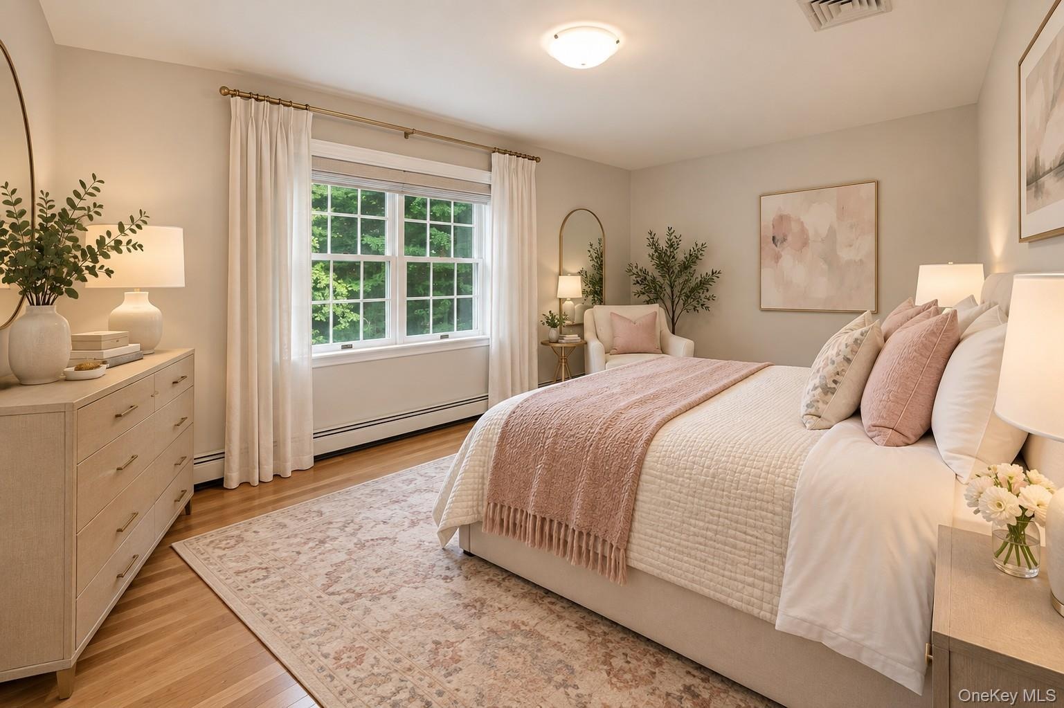 Digitally Staged Bedroom