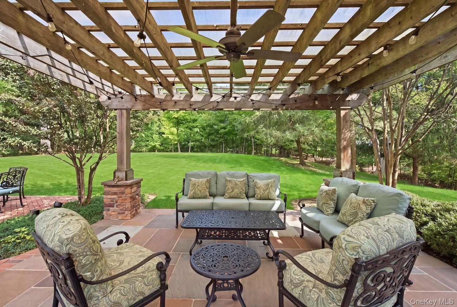 great entertaining back yard space