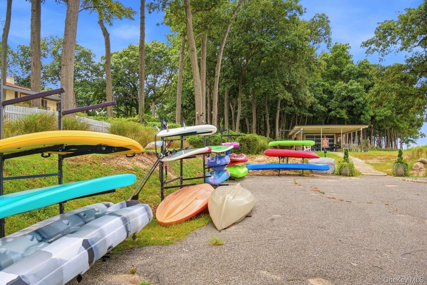 Fiddlers Green beach kayak storage
