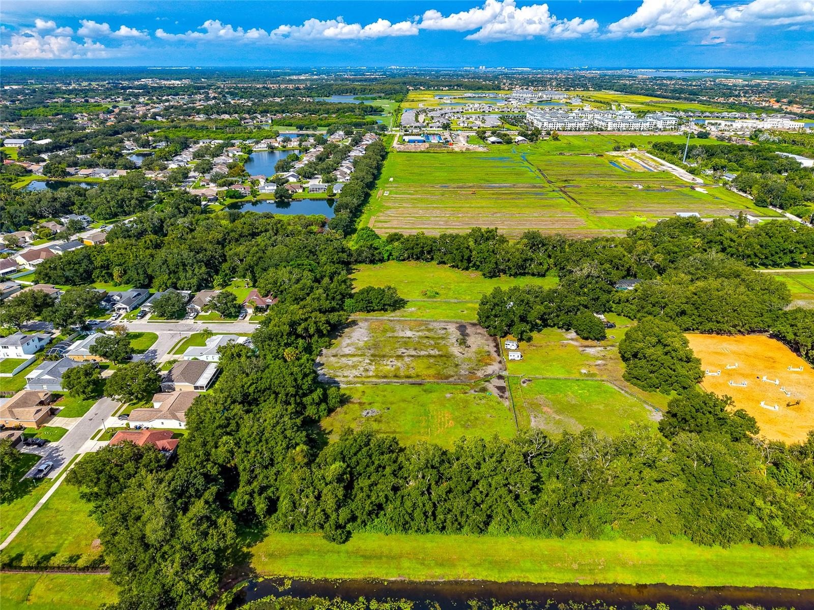 Drone view from the East