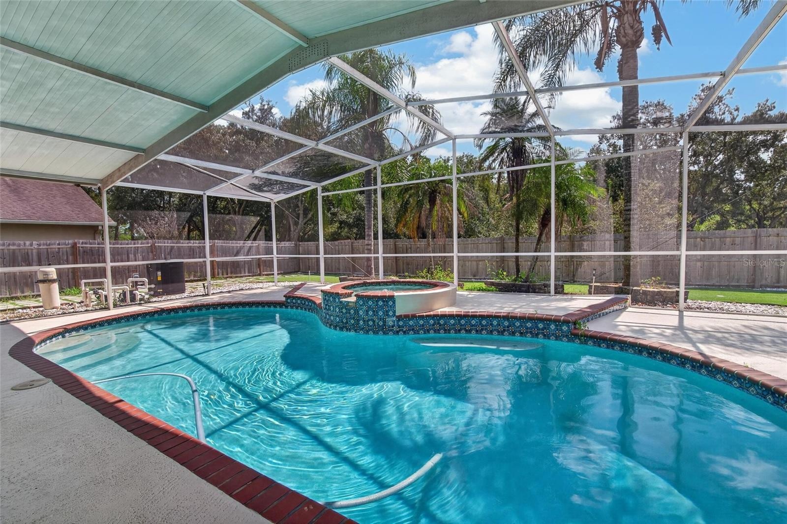heated pool