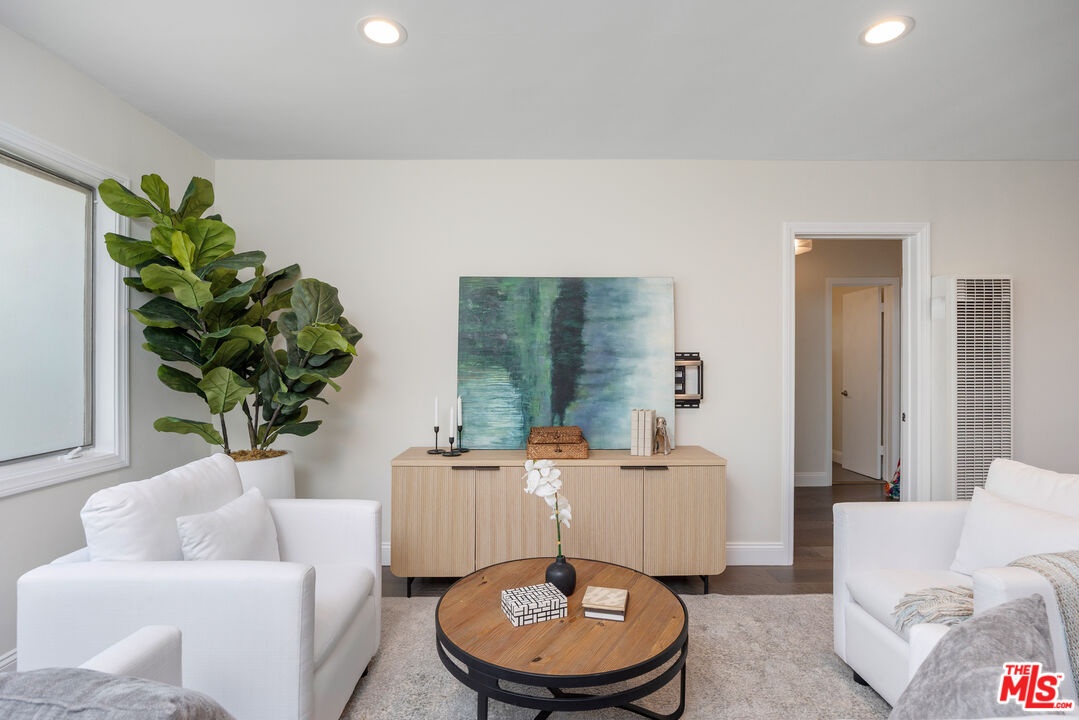 Open Living Room with great li