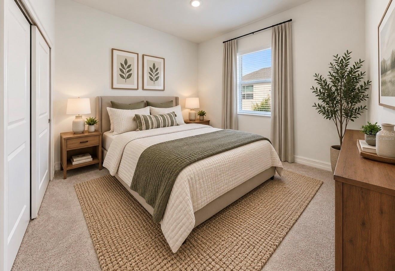 Virtually Staged Bedroom 4