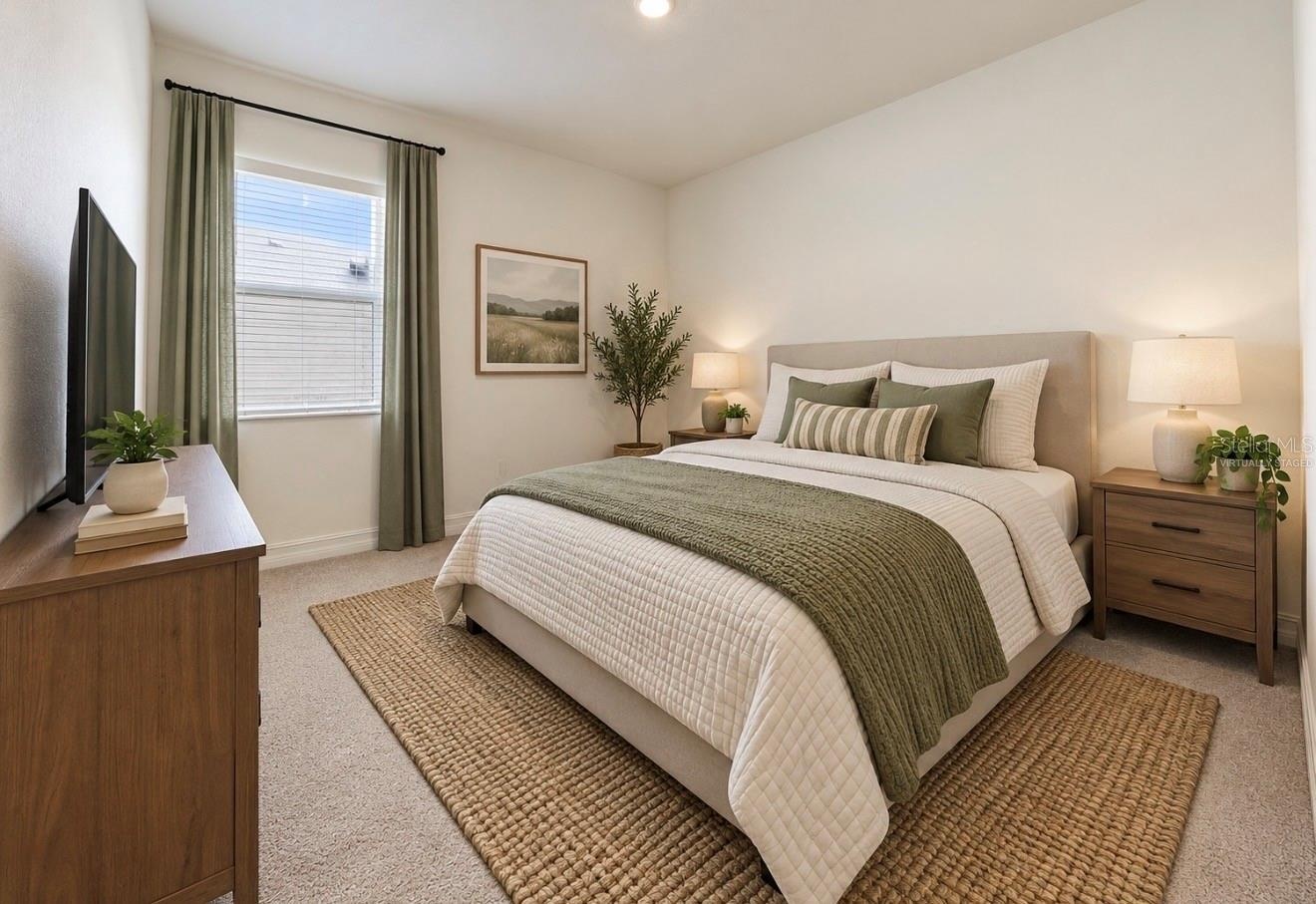 Virtually Staged Bedroom 4