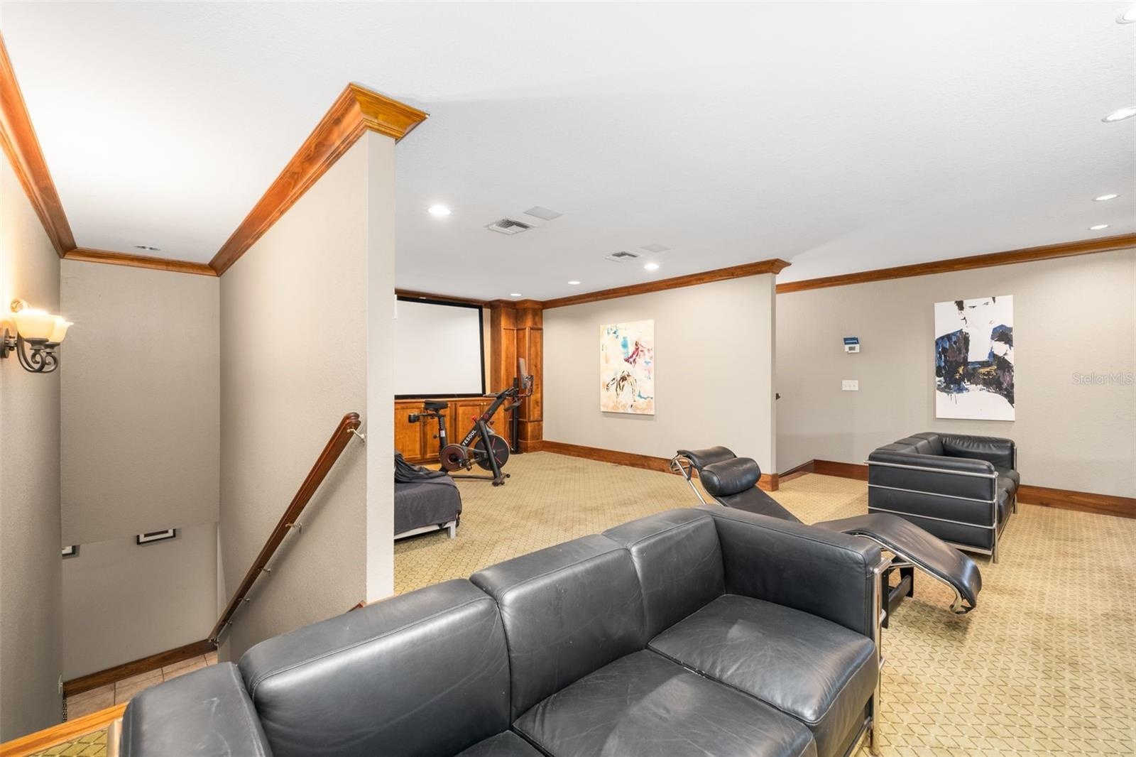 Upstairs Viewing area