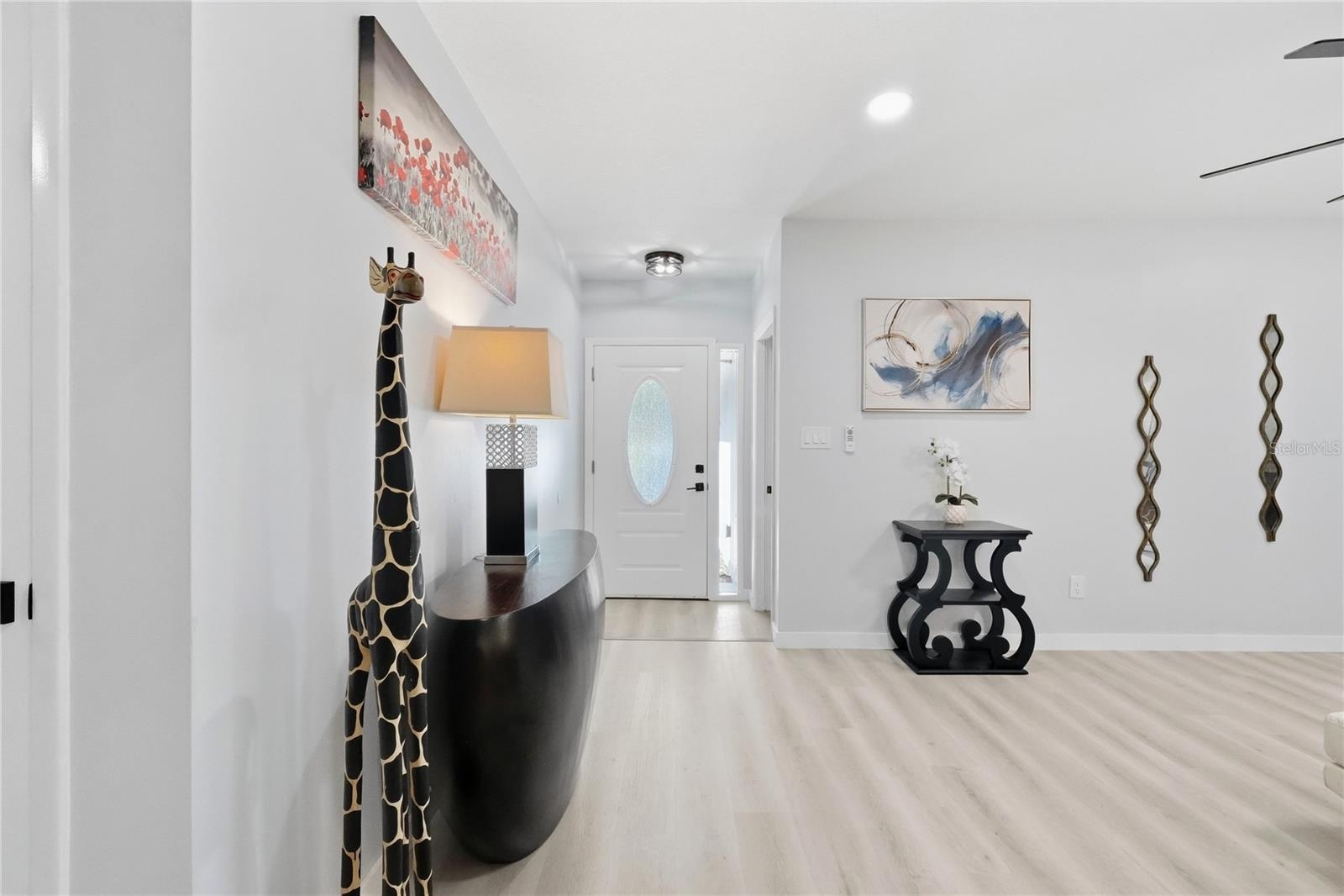 Looking toward Foyer and Front Door.