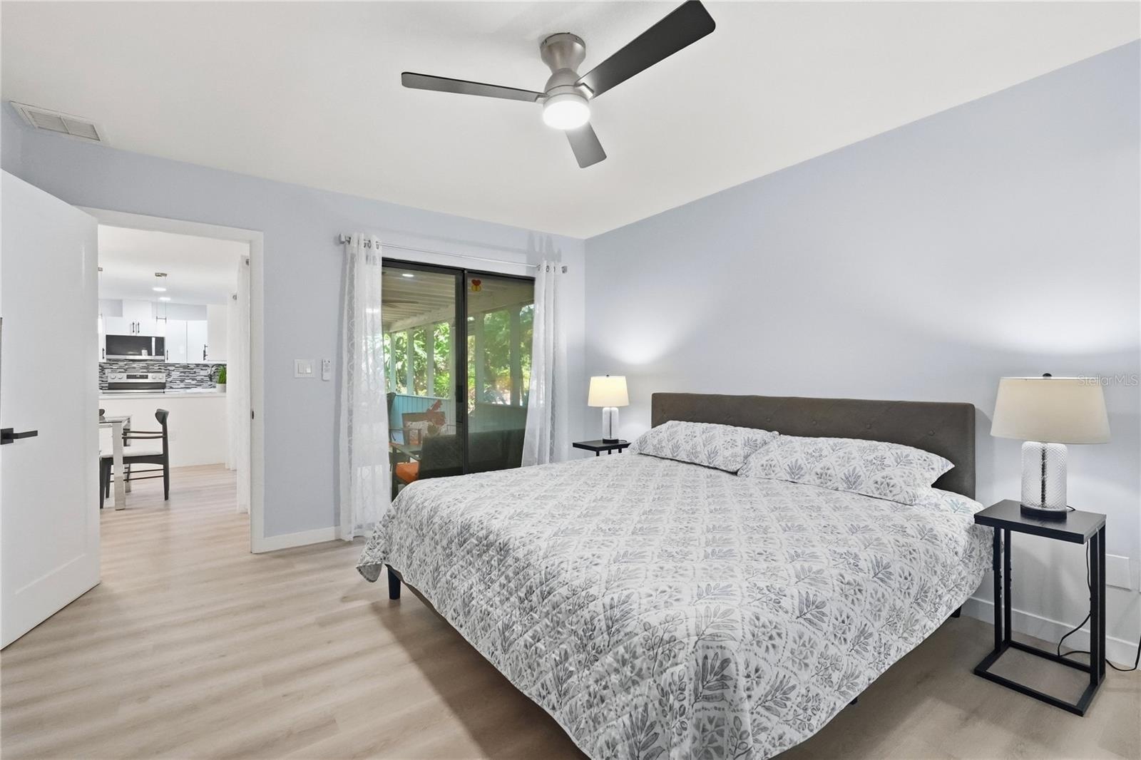 Primary Bedroom has a Slider to the Lanai.