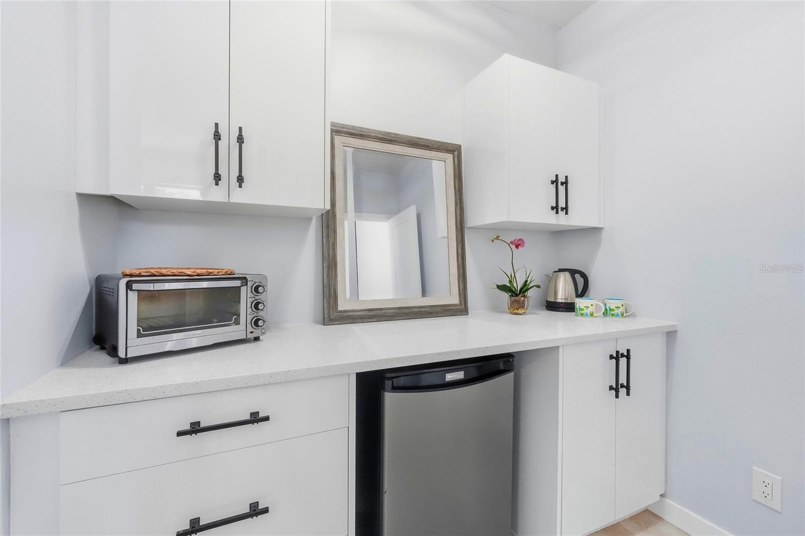 In-Law Suite has a Kitchenette Area that can also serve as a Vanity.