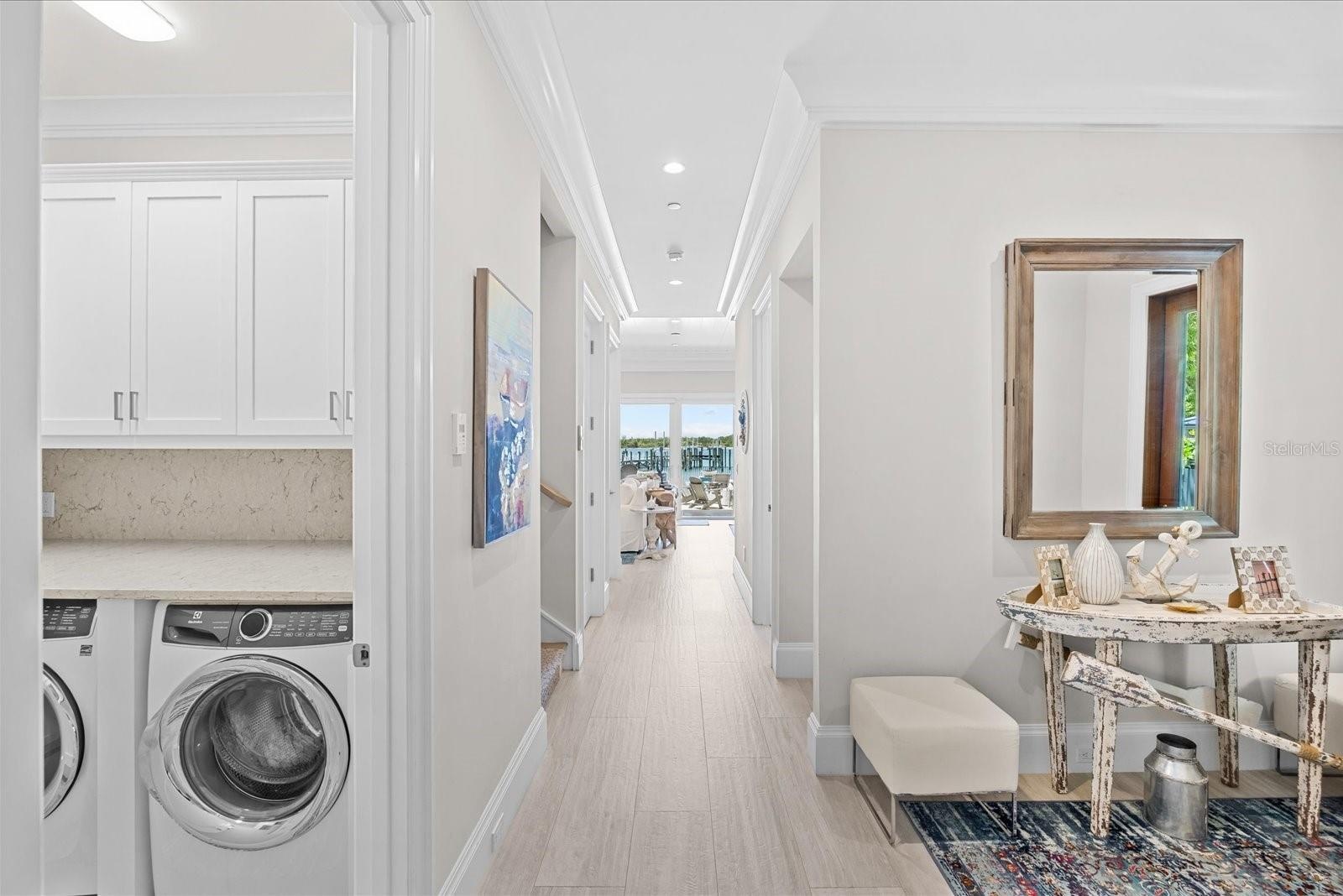 Corridor to family room