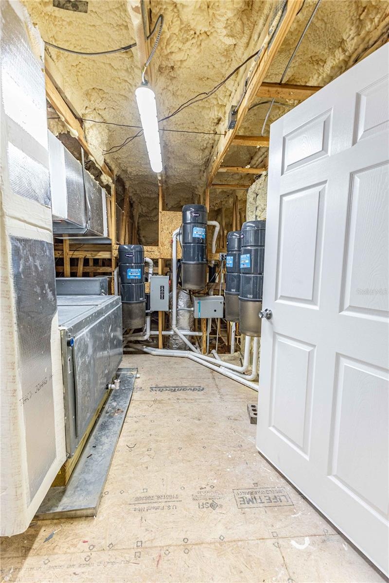 Equipment room upstairs