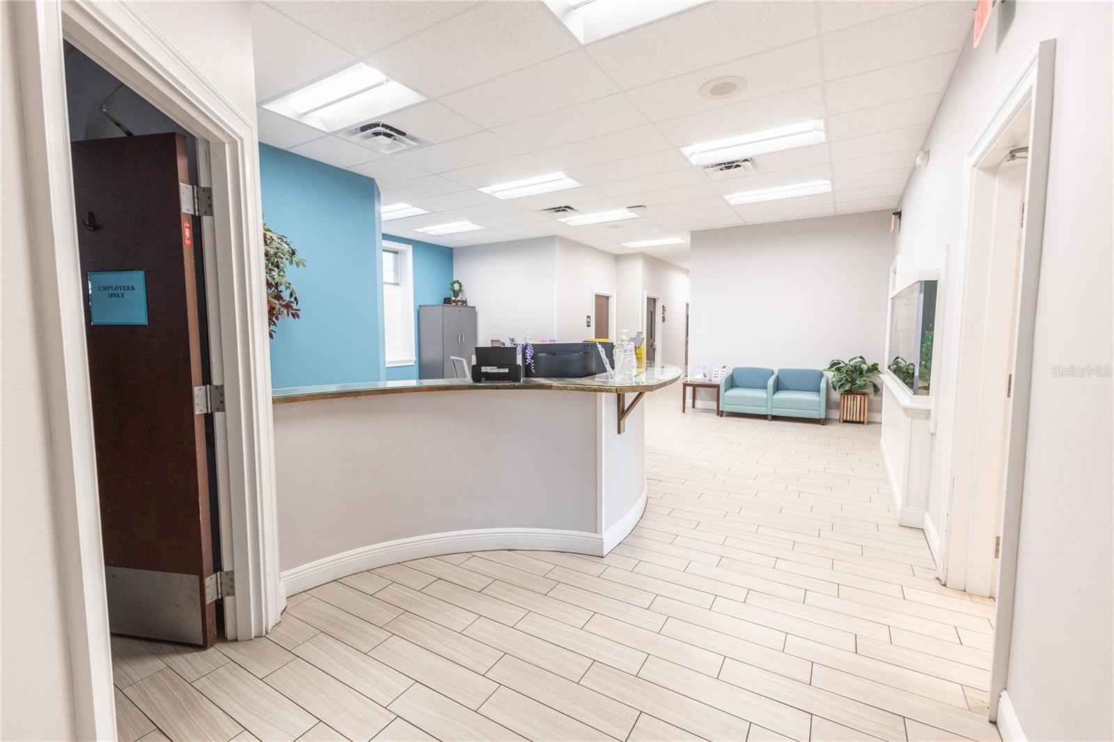 Patient check out desk