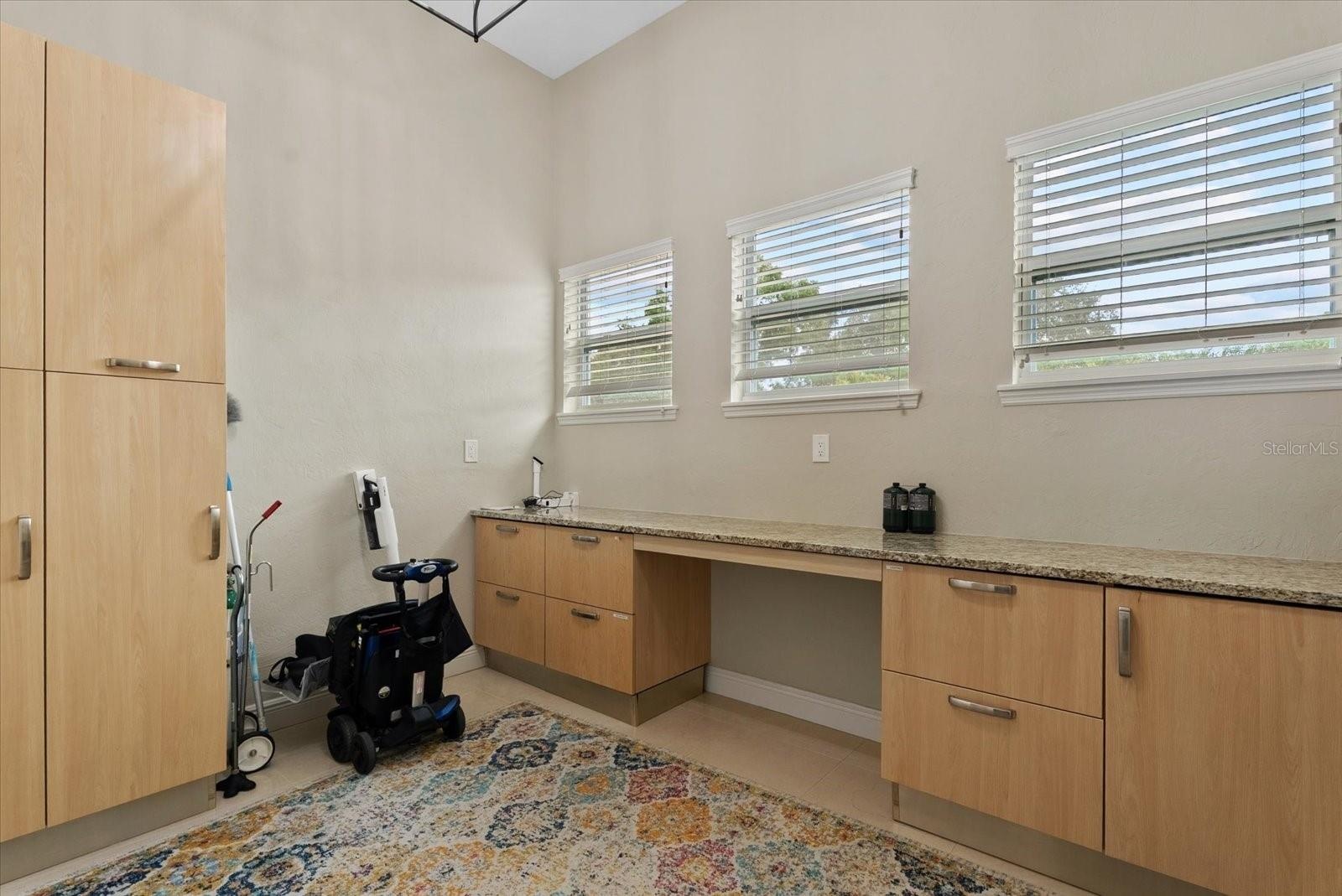 A nice bonus room for anyone who needs craft space, a study nook for the kids, or an exercise room