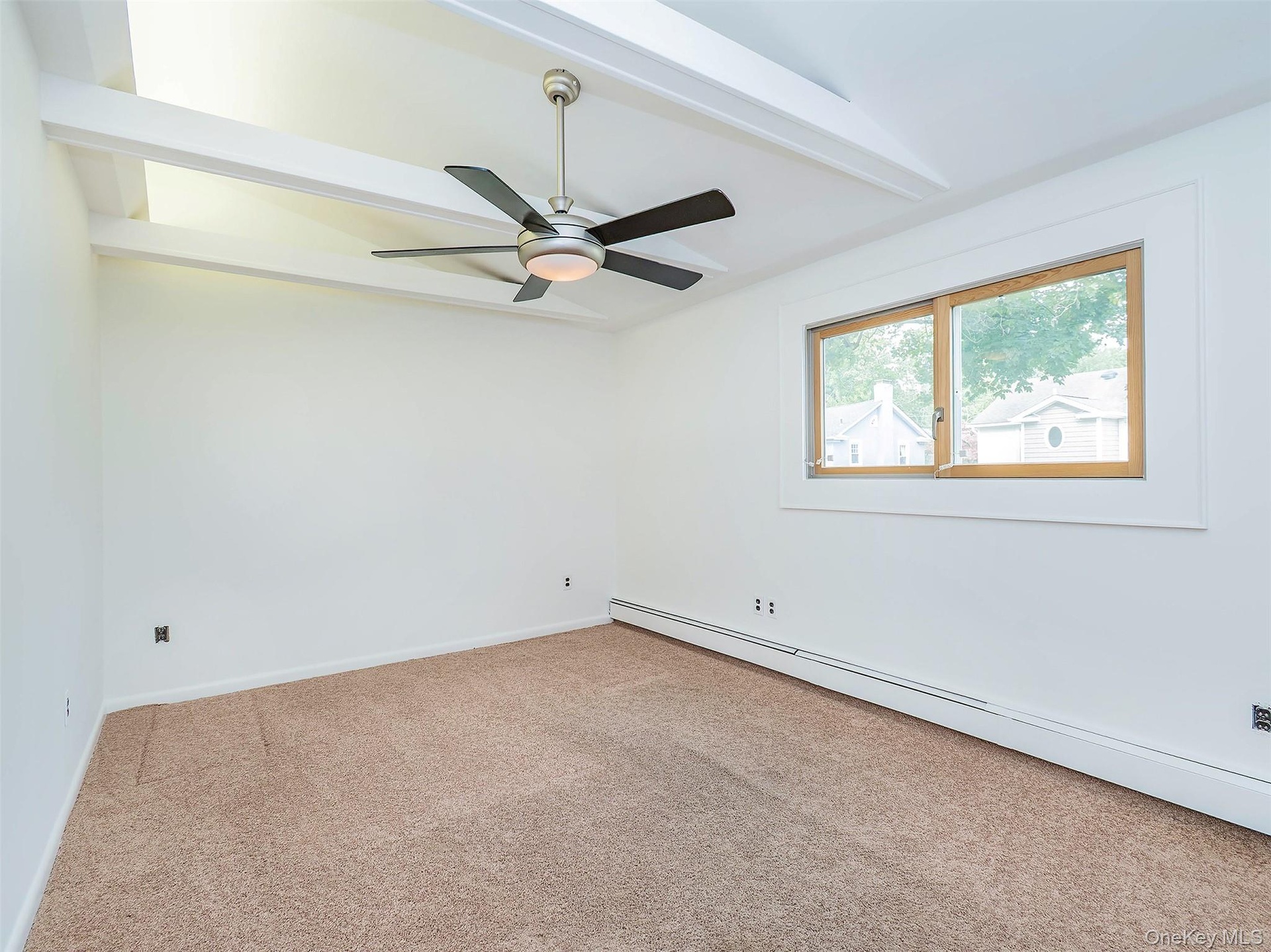 2nd floor: Bedroom #4. Beamed ceiling.