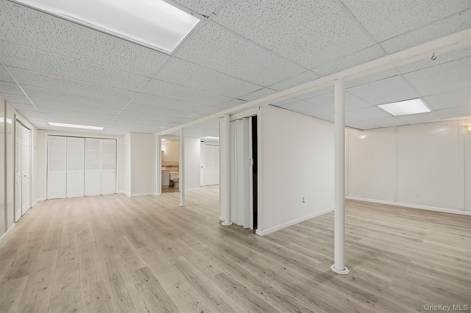 A sprawling finished lower level with the flexibility for a home theater, gym, recreation space, office—or a combination of them.