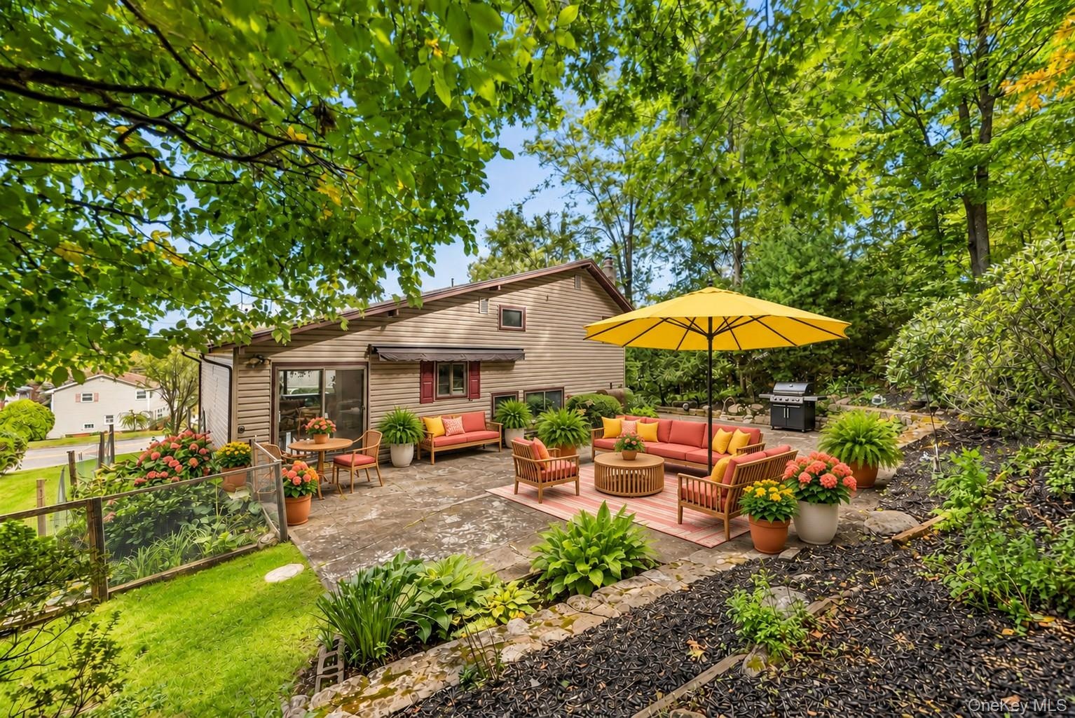 Virtually Staged Patio