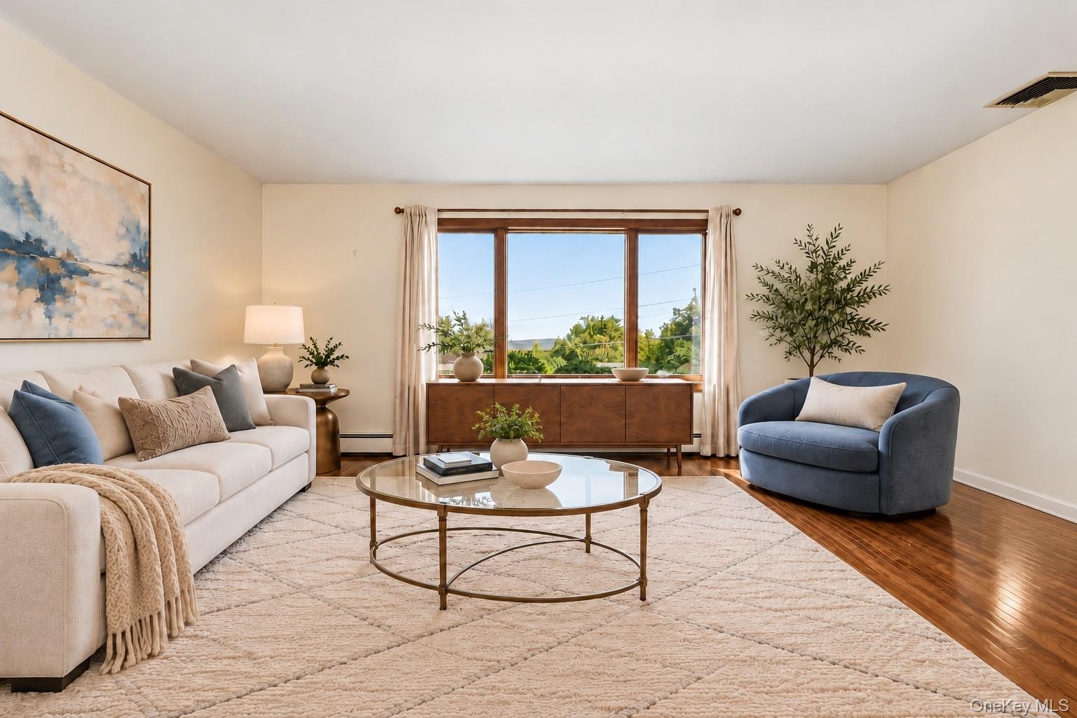 Virtually Staged Living Room